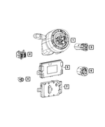 68356571AB - Electrical: Hub Receiver for Mopar Image