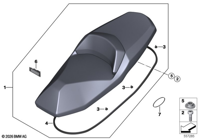 52538558620 - : Profile-Gasket for BMW-Motorrad Image