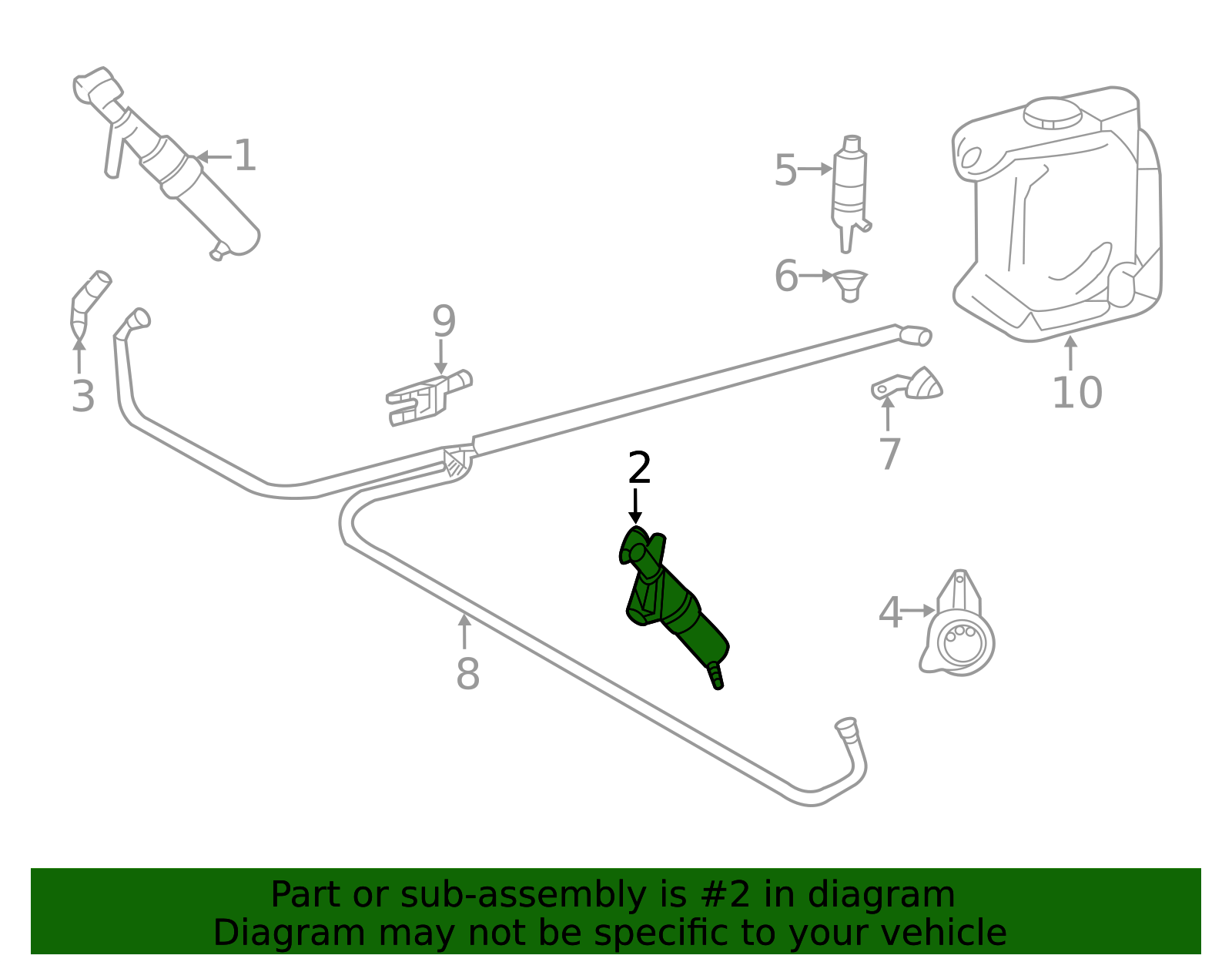 230-860-01-47 - High-Quality Headlight Washer Nozzle for 2003-2008 ...
