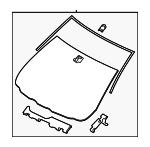 DB4P63900A - : Windshield for Mazda: CX-3 Image