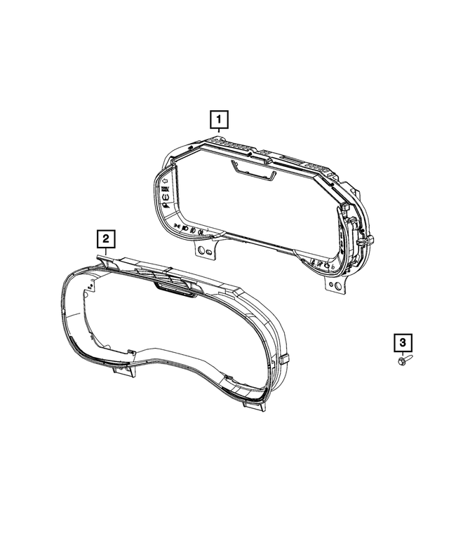 68631917AA - : Instrument Panel Cluster for Mopar Image