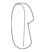 15257726 - Electrical: Belt &amp; Retractor Cover for GM Image