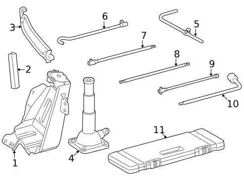 Jack & Components for 2013 Toyota Land Cruiser #0