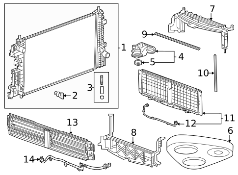 Radiator & Components for 2024 Chevrolet Trailblazer #2