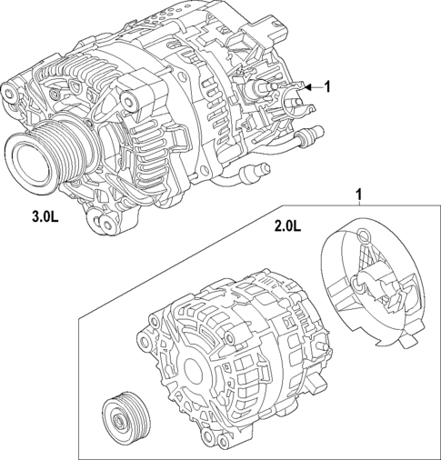 Alternator for 2024 BMW M440i Gran Coupe #2