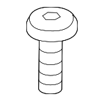 1249205163 - Body: Quarter Trim Panel Screw for Hyundai Image