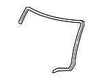 GA7B50895 - Body: Weatherstrip for Mazda: 626, MPV, MX-3 Image