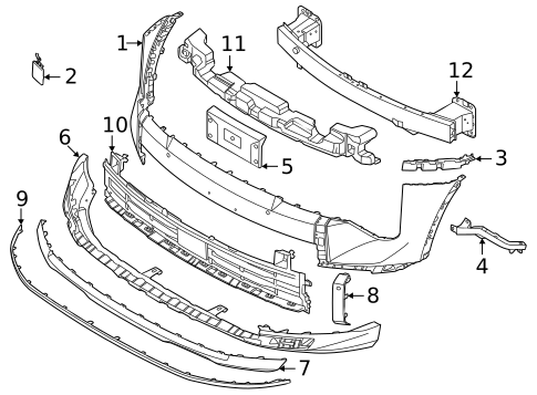 Bumper & Components - Front for 2026 Kia Sportage | OEM Parts Online