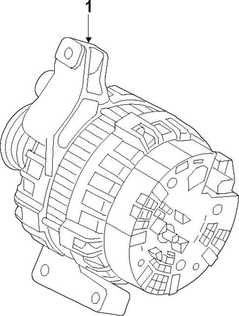 Alternator for 2012 Land Rover Range Rover Evoque #0