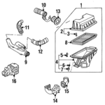 1654918Y00 - : Inlet Duct for Infiniti Image