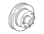 F4UZ1102F - Brakes: Hub &amp; Rotor for Ford: E-150 Econoline, E-250 Econoline, E-250 Econoline Club Wagon, E-350 Econoline, E-350 Econoline Club Wagon, F-350 Image