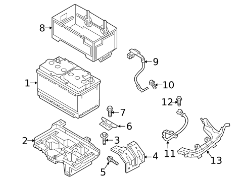 Battery for 2016 Kia Sorento #0