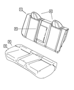 1PM56ZJ3AB - Interior Trim: Rear Seat Back for Mopar Image
