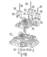 R5080262AC - Automatic Transmission 5 Speed [DGJ]: Complete Valve Body, Remanufactured for Mopar Image