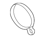 C2D40544 - Body: Vacuum Pump Gasket for Jaguar Image