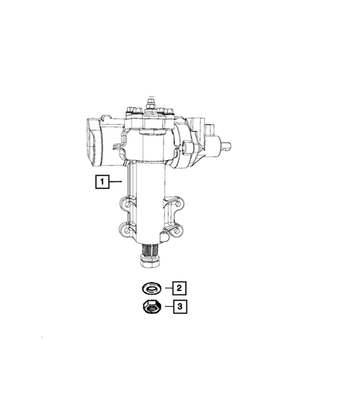 Steering Gear for 2009 Jeep Wrangler #0