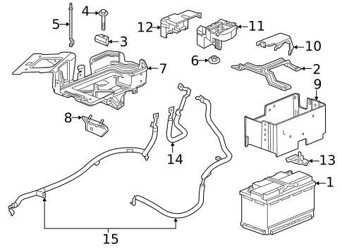 Battery & Related Components for 2022 Buick Envision #0