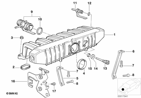 Intake Manifold for 1996 BMW M3 #0