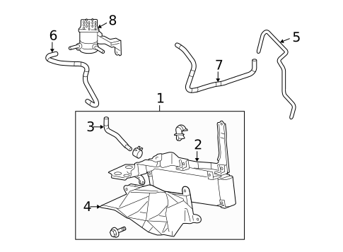 Cooling System for 2009 Toyota Highlander #1