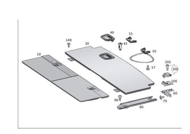 1666800046 - Trim and Lining: Covering, Floor for Mercedes-Benz: GL350, GL450, GL550, GL63 AMG, GLS350d, GLS450, GLS550, GLS63 AMG Image image
