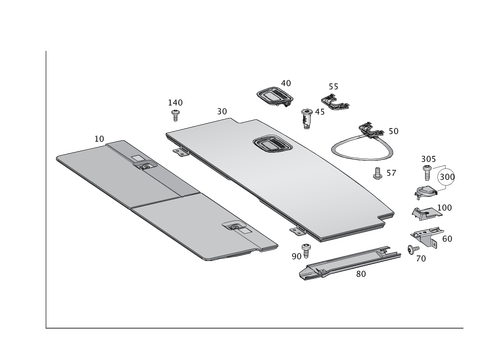 Load Compartment Floor for 2018 Mercedes-Benz GLS450 #0