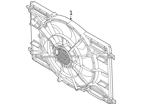 Cooling Fan for 2024 Volvo XC40 #0