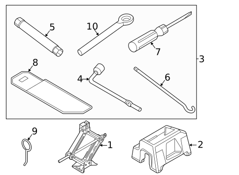 Jack & Components for 2025 Hyundai Palisade #0