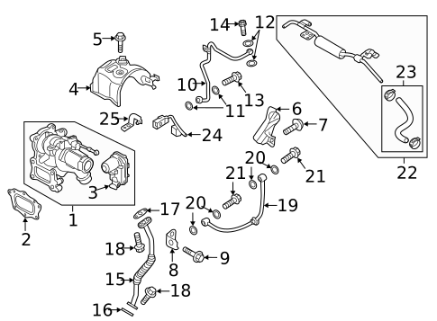 Turbocharger & Components for 2019 Hyundai Elantra #0