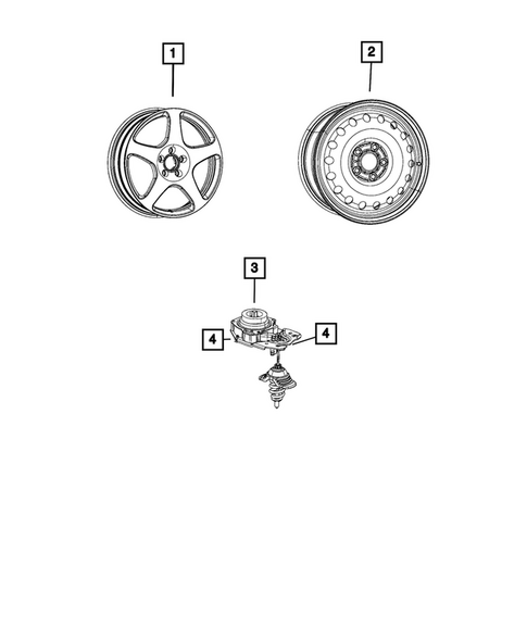 Wheel Spare for 2025 Jeep Grand Cherokee #0