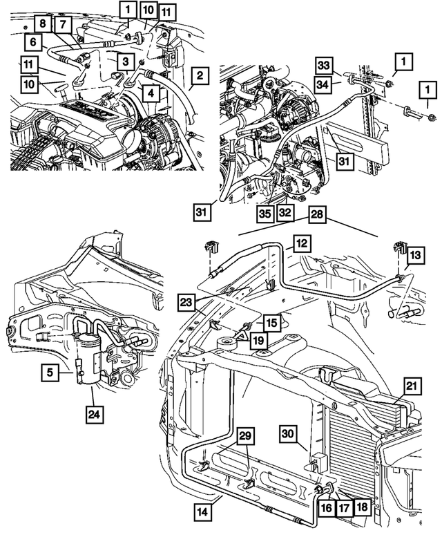5073613AA - Air Conditioning &amp; Heater: A/c Charge Valve Cap for Mopar Image