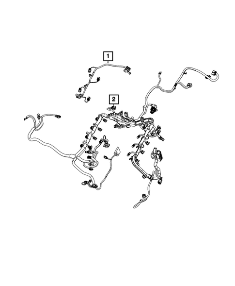 Wiring, Powertrain for 2024 Ram 1500 #2