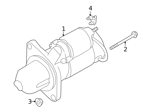 Starter for 2023 Subaru Ascent #0