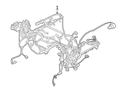 Wiring Harness for 2021 BMW 530i #1