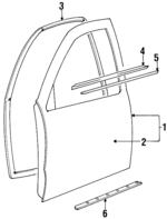 K01F59020B - : Door Assembly for Kia: Sportage Image