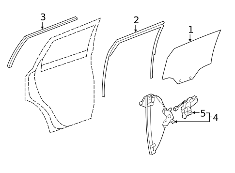 Rear Door for 2014 Chevrolet Captiva Sport #0