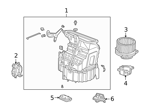 Blower Motor & Fan for 1998 Honda Accord #0
