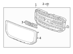 11570498 - Body: Grille Assembly Bolt for GM Image