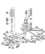 6509550AA - : Hex Flange Lock Nut, Mounting for Mopar Image