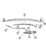 5182436AA - Electrical: Front Wiper Arm, Right for Fiat: 500 Image
