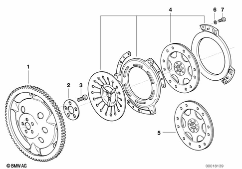 Clutch with Clutch Plate for 1995 BMW-Motorrad R 1100 RT #0