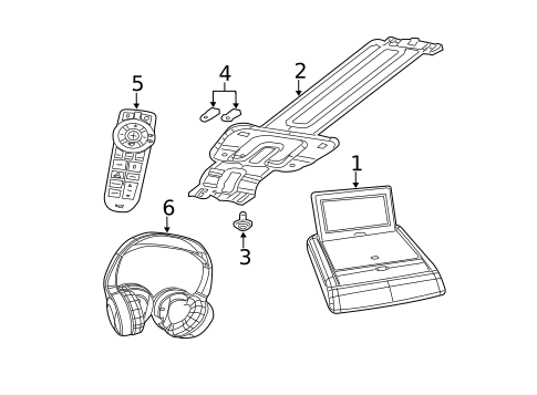 Entertainment System Components for 2009 Jeep Grand Cherokee #0