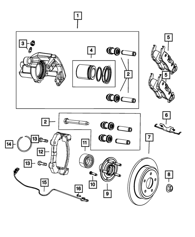 R8052377AB - Brakes: Disc Brake Caliper Assembly, Remanufactured, Left for Mopar Image