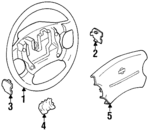 484301S701 - Steering: Steering Wheel for Nissan Image