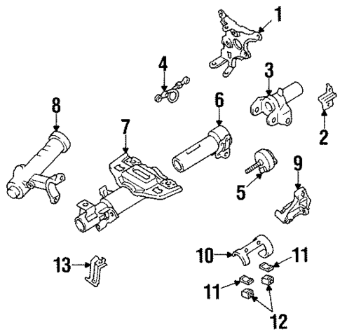 Housing & Components for 1999 Lexus LS400 #0