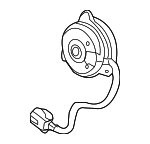 38616RK1A51 - Cooling System: Fan Motor for Acura Image
