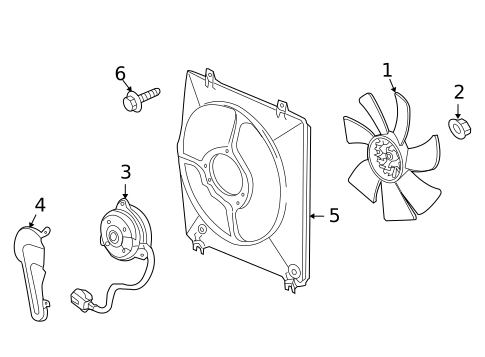 Condenser Fan for 2012 Acura TL #0