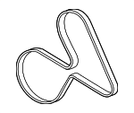 ML3Z8620B - Belts &amp; Cooling: Serpentine Belt for Ford Image