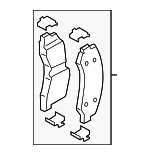 RL1Z2001A - : Brake Pads for Ford: Expedition | Lincoln: Navigator Image