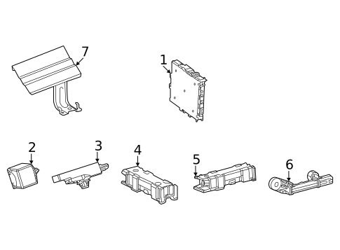Keyless Entry Components for 2024 Toyota Sienna #0
