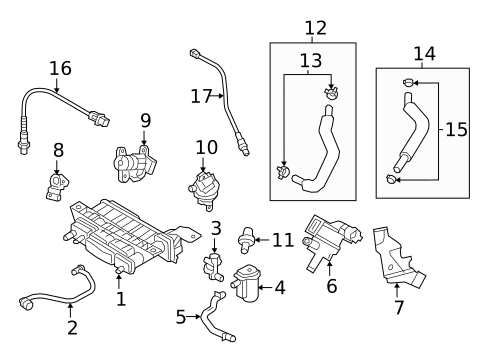 Emission System for 2020 Hyundai Elantra #0